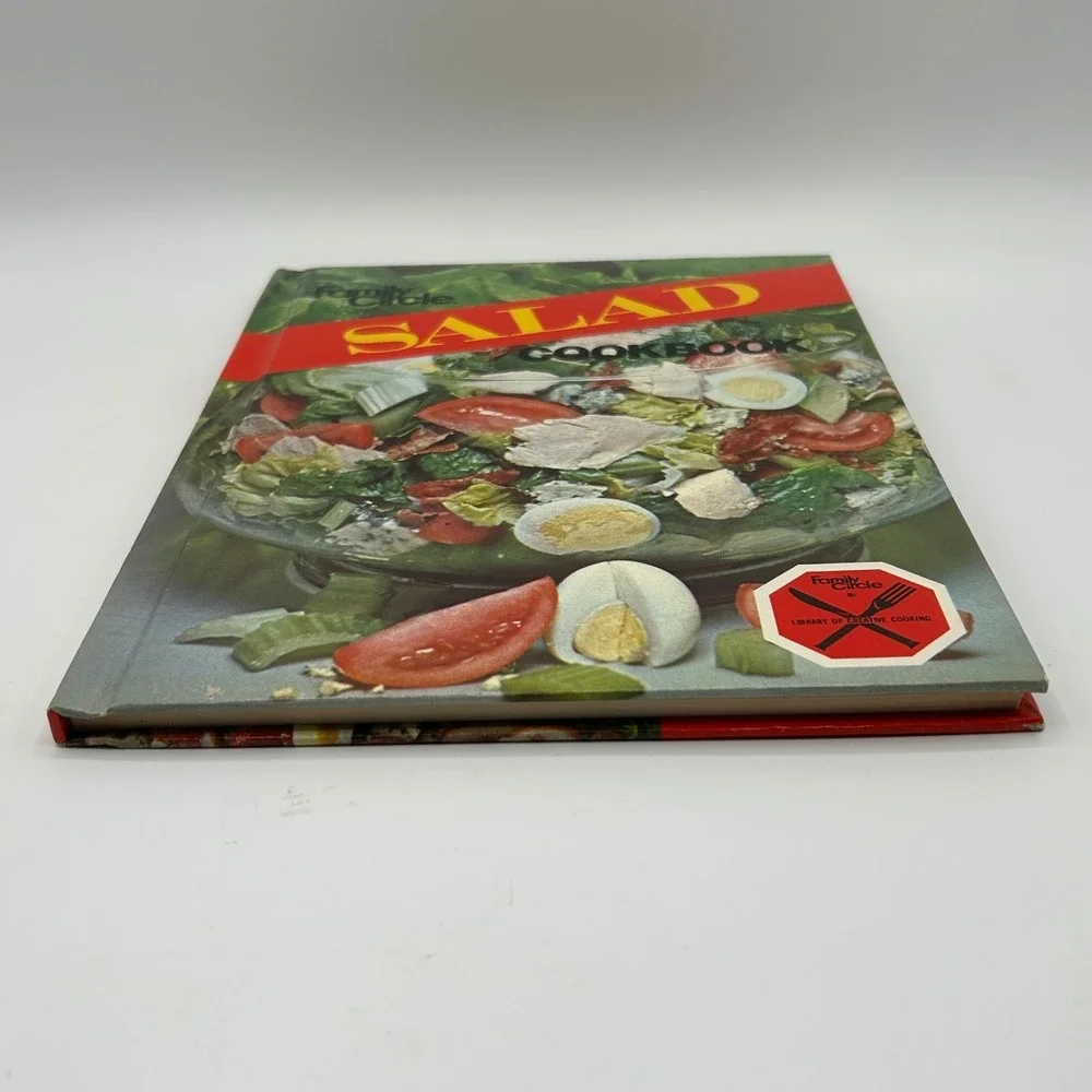 Family Circle Salad Cookbook Vintage 1970s Recipes Hardcover Illustrated